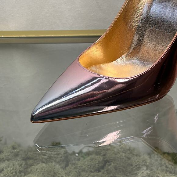 CHRISTIAN LOUBOUTIN Kate 100 Pink Blue Ombre Speechio Degrade Pumps - Picture 9 of 10